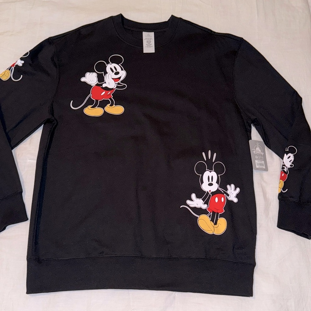 Disney Mickey Mouse Expressions Pullover Sweatshirt